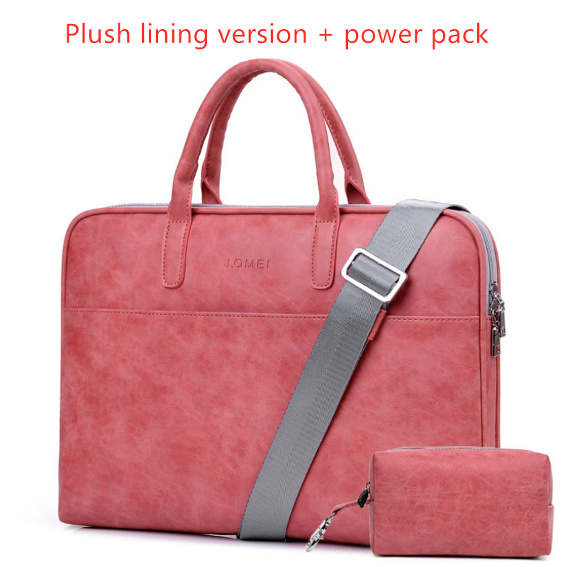 Stylish Faux Leather Laptop Bag for Women - Perfect for Work & Travel - Image 7