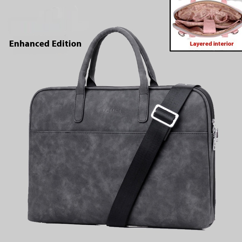 Stylish Faux Leather Laptop Bag for Women - Perfect for Work & Travel - Image 9