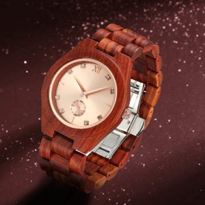 Stylish Women's Quartz Wood Watch - Eco-Friendly Timepiece for Every Occasion