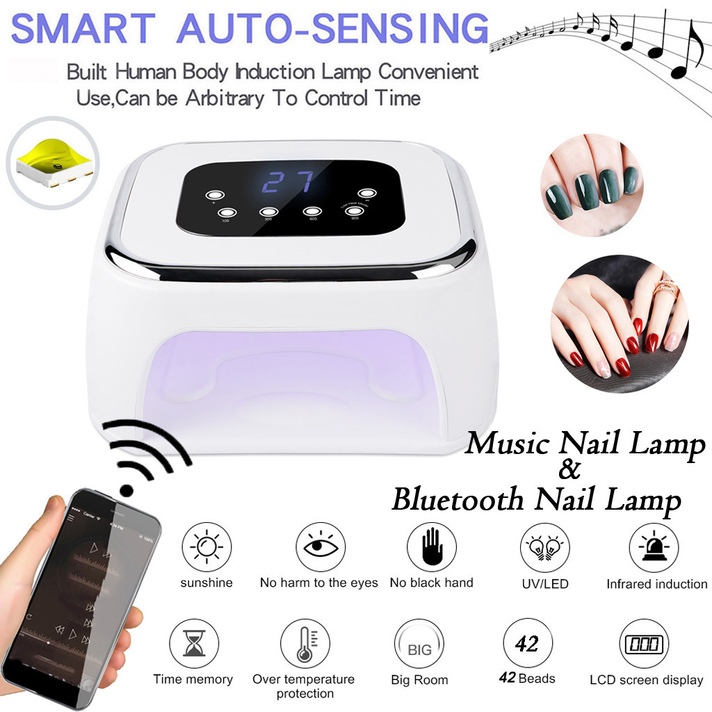 Bluetooth Nail Phototherapy Machine for Music Therapy & Relaxation - Image 3