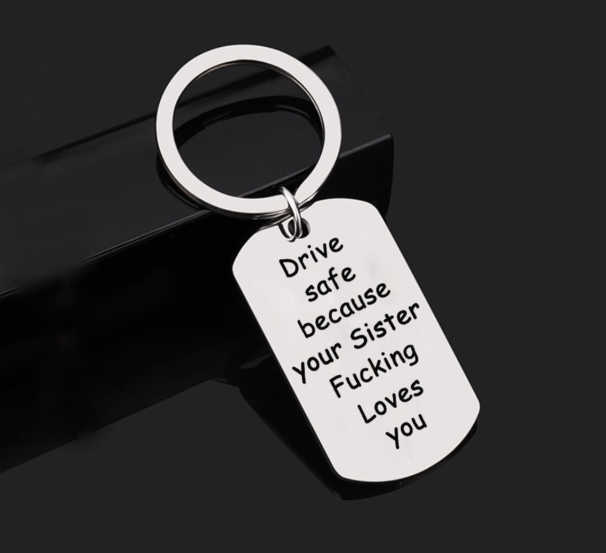 Keychain Drive Safe - A Heartfelt Reminder That Your Sister Loves You
