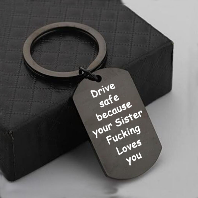 Keychain Drive Safe - A Heartfelt Reminder That Your Sister Loves You - Image 3