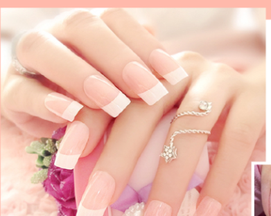 Nail Art: Long French Fake Nail Patches for Stunning Nail Designs - Image 5