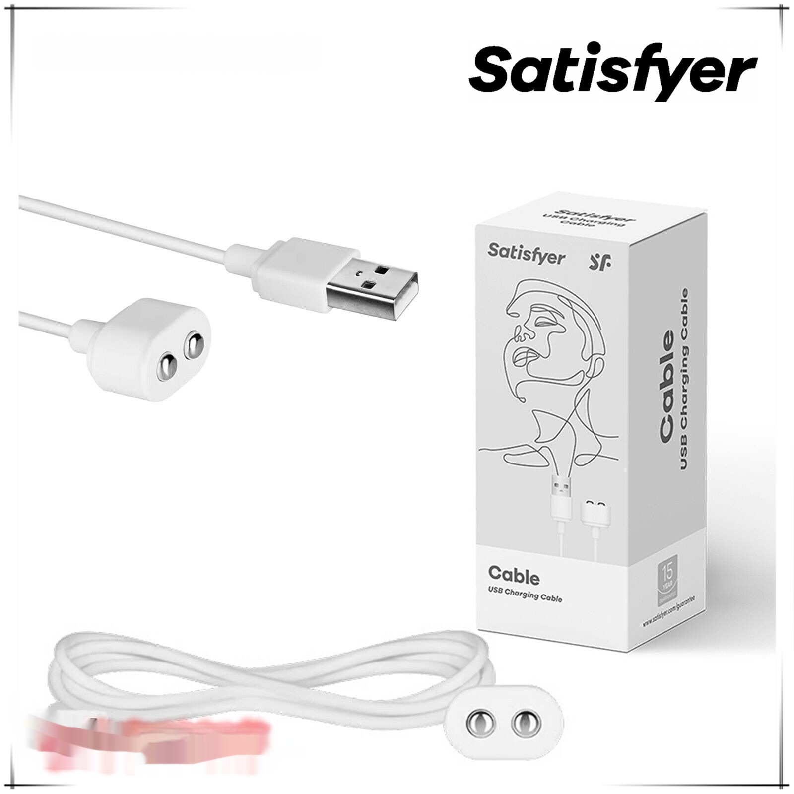 Magnetic Suction Charging Cable for Power Vibration Data Transfer - Image 4