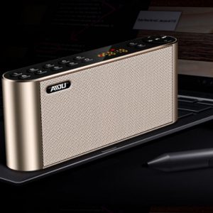 Portable Wireless Bluetooth Speaker with Dual HiFi Audio and USB Card Connectivity