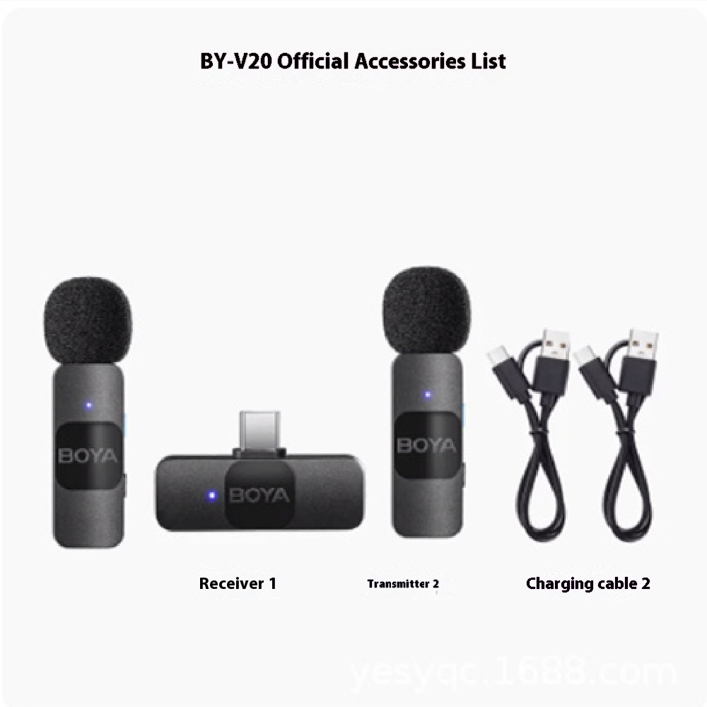 Wireless Microphone Collar Clip for Mobile Live Streaming & Video Recording - Image 5