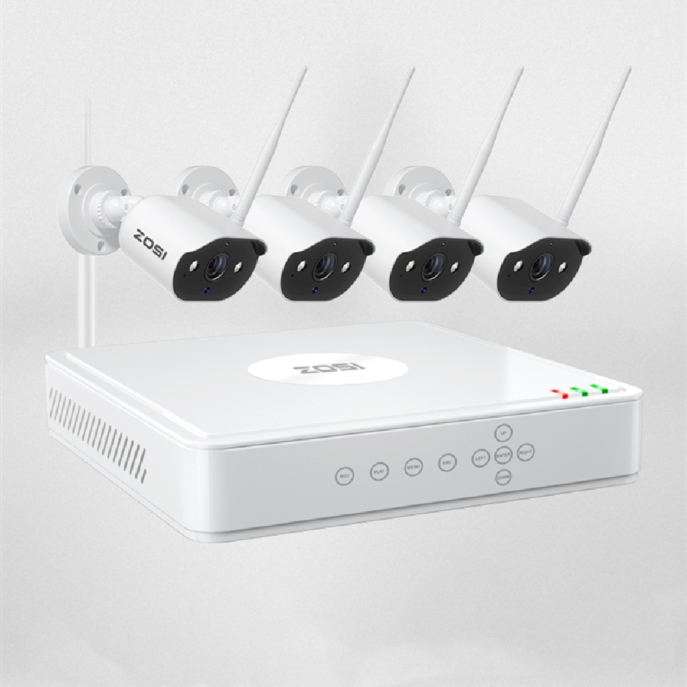 ZOSI Zhou Shi 5MP HD POE Network Video Recorder - Outdoor Security Monitor Set