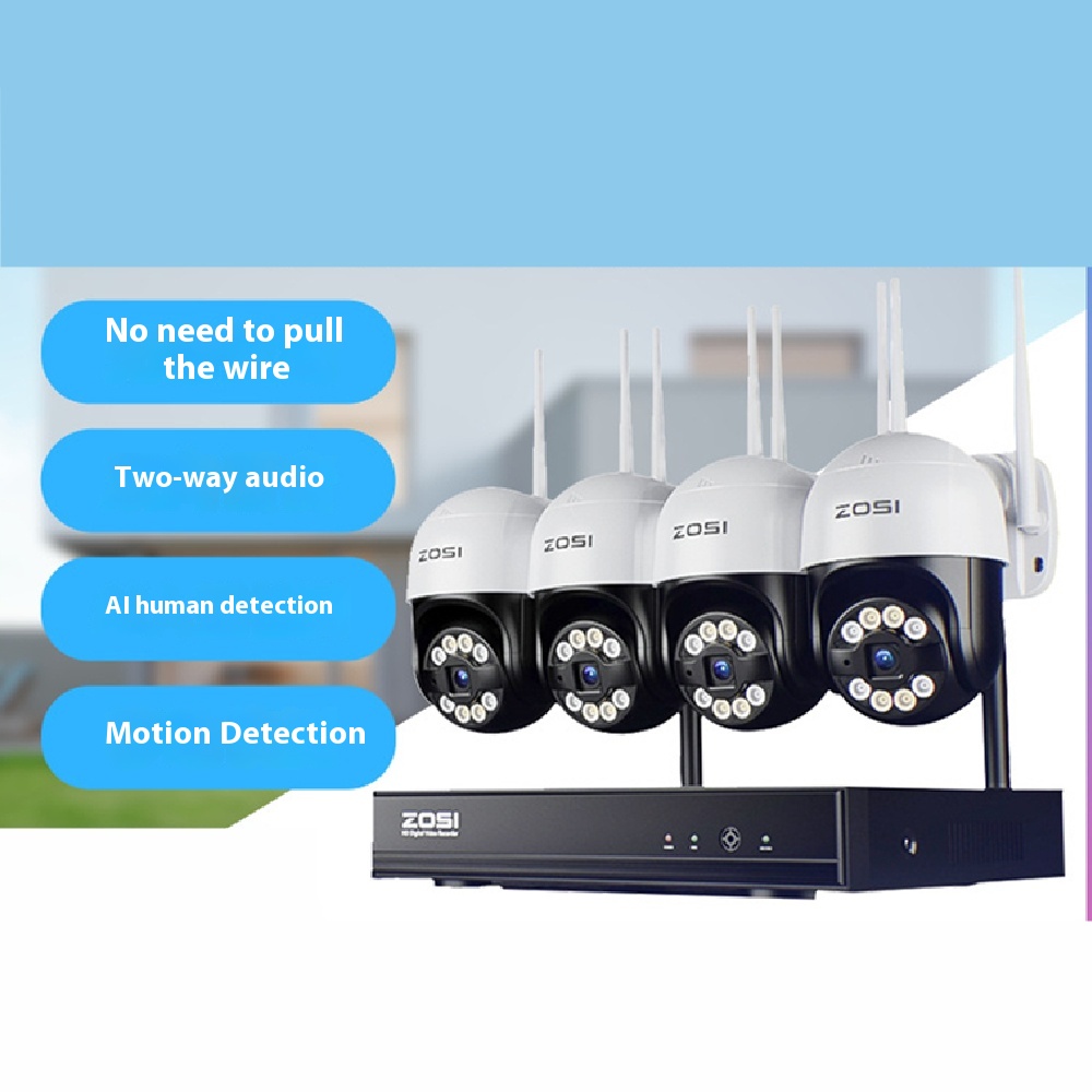 ZOSI Zhou Shi 5MP HD POE Network Video Recorder - Outdoor Security Monitor Set - Image 7