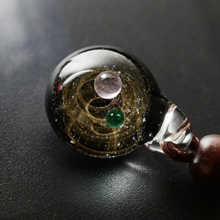 Stunning Cosmic Nebula Pendant Necklace - Celestial Jewelry for Star Lovers - Image 5