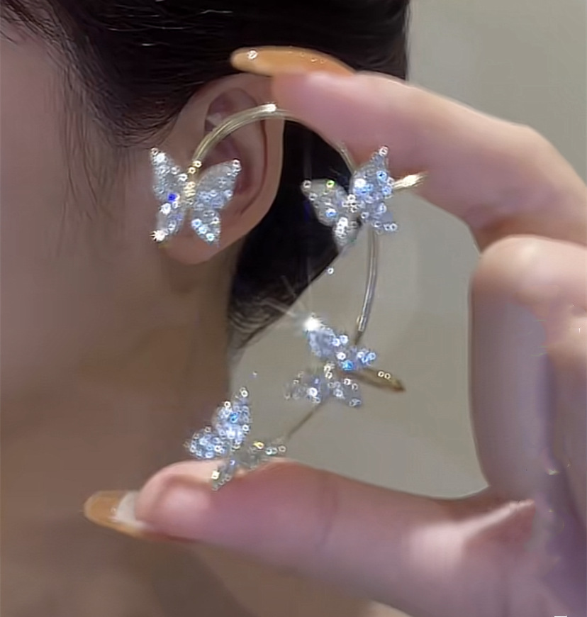 Unique No-Pierced Ear Clip Stud Earrings - Niche Design for Comfort - Image 7