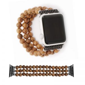 Perfectly Designed for Watch12345: Chicken Wing Wood Agate Strap