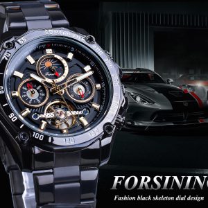 Luxury Tourbillon Multifunctional Waterproof Automatic Mechanical Watch