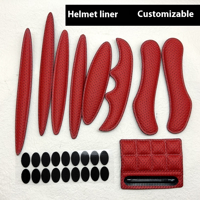 Hot Pressing Molding Chin Pad for Motorcycle & Bicycle Riding Helmet Lining