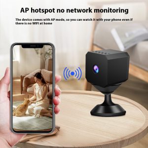 F1 HD Wireless Wifi Camera - Compact Plug-in-Free Surveillance Solution