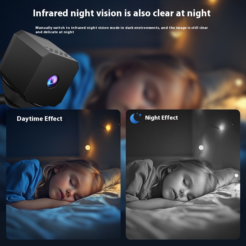 F1 HD Wireless Wifi Camera - Compact Plug-in-Free Surveillance Solution - Image 2