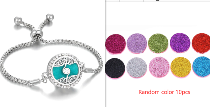Adjustable Hollow Stainless Steel Aromatherapy Bracelet - Stylish Jewelry - Image 7