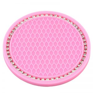 Rhinestone Water Coaster - Diamond Car Anti-Skid Pad for Creative Protection