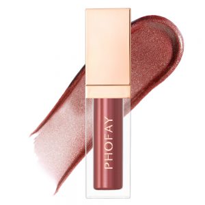 PHOFAY Ultra-Glossy Lip Gloss - High-Shine, Hydrating Formula for Luscious Lips