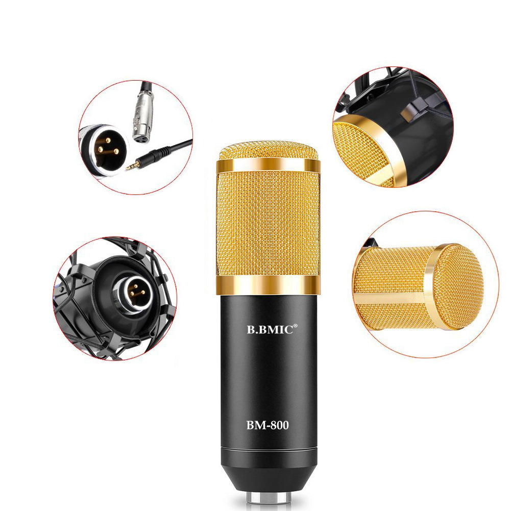 BM800 Condenser Anchor Microphone Set for Live Recording and Streaming - Image 7