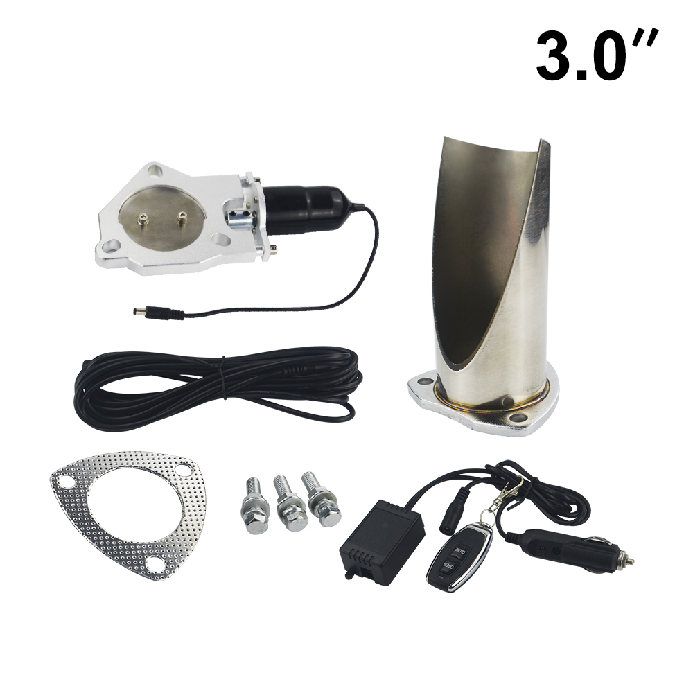 Remote-Controlled Modified Tail Throat for Automobile Exhaust Pipe - Half Set Controller - Image 5
