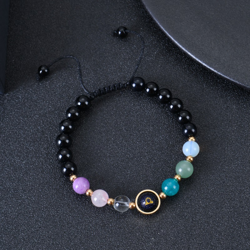 Crystal String Beads 12 Constellation Bracelet Set with Card – Celestial Charm - Image 35