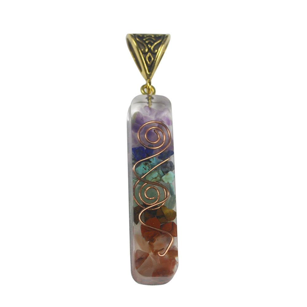 Seven Chakra Spirit Pendant in Gravel - Enhance Your Energy and Balance - Image 16