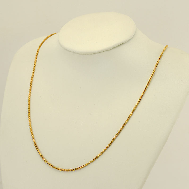 Finished Chain S Chain Clip Bead Necklace - Elegant Jewelry Piece - Image 5