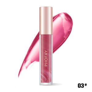 PHOFAY Rose Blooming Hydrating Lip Gloss - Ultimate Hydration & Shine