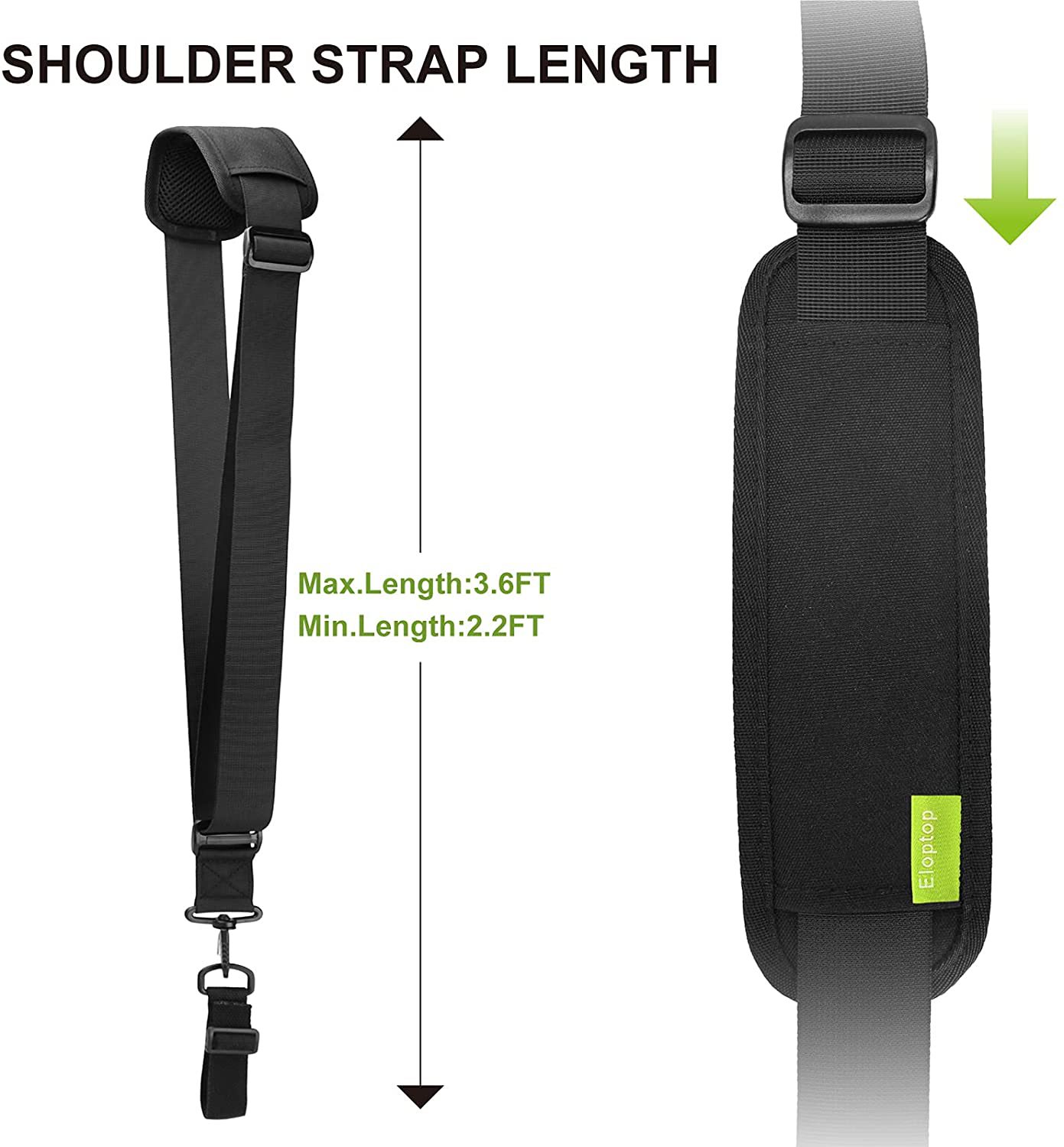 Lawn Machine Side Hanging Black Strap for Easy Storage and Organization