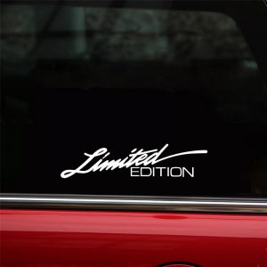 Limited Edition Laser Reflective Bumper Stickers - Eye-Catching & Unique