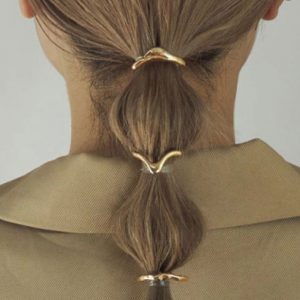 Vintage Metal Hairpin Ponytail Clip for Women - Stylish & Chic