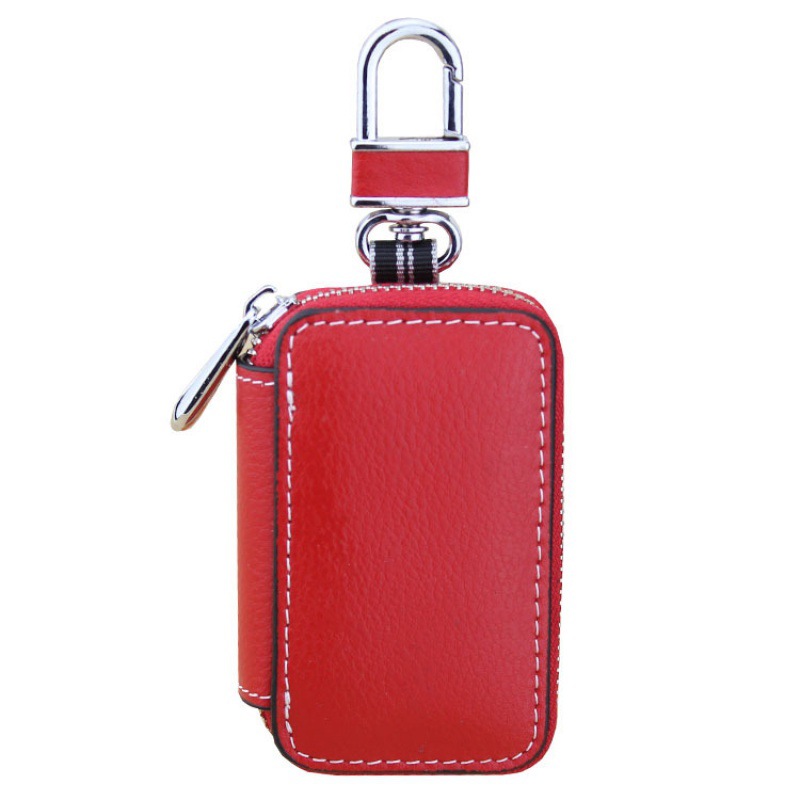 Durable Cowhide Car Key Bag for Men & Women - Stylish & Functional - Image 7