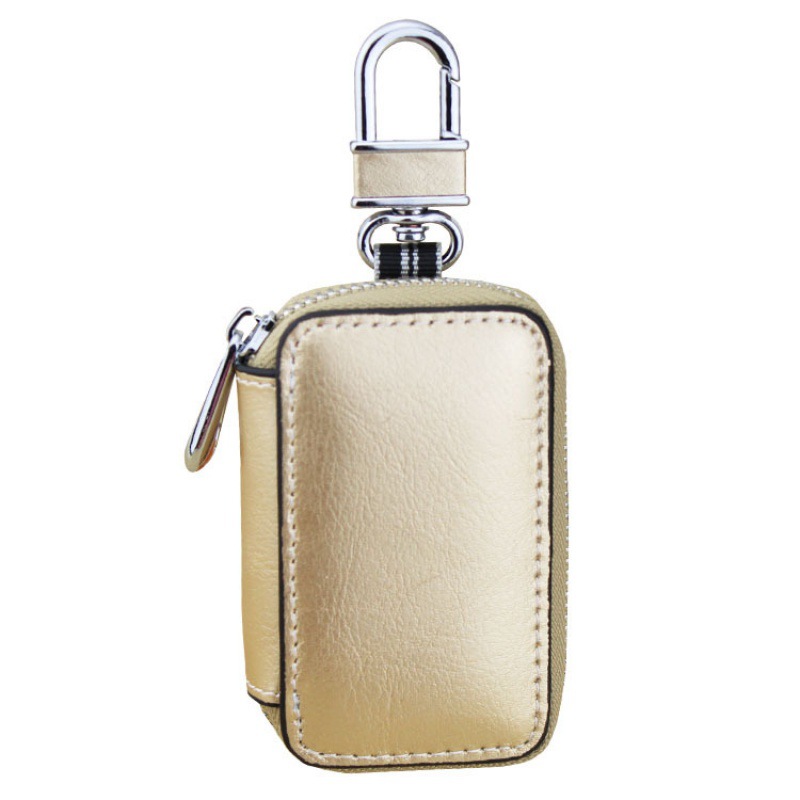 Durable Cowhide Car Key Bag for Men & Women - Stylish & Functional - Image 8