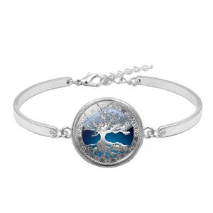 Tree of Life Time Gem Bracelet - Elegant Healing Energy Jewelry