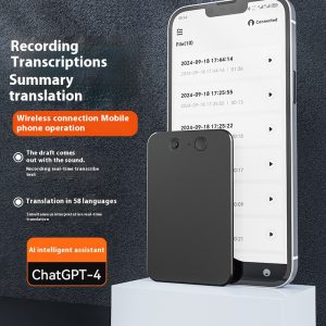 Smart Translation Recorder with APP Control for Effortless Recording