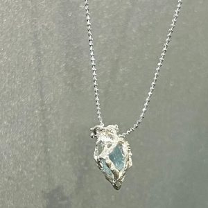 Stunning Blue Ice Heart Necklace for Women - Perfect Gift for Her