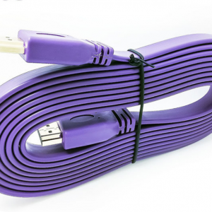 High-Speed HDMI Cable Flat Wire Version 1.4 - 1.5 Meters Long