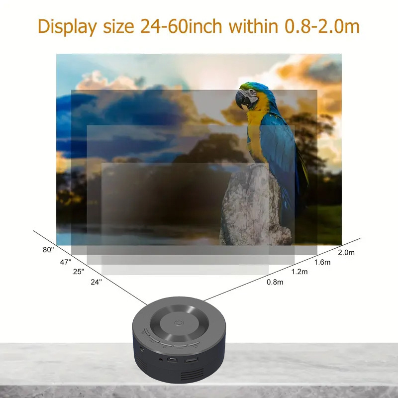 Portable Mobile Phone Wired Projector for Same Screen Mirroring - Image 5