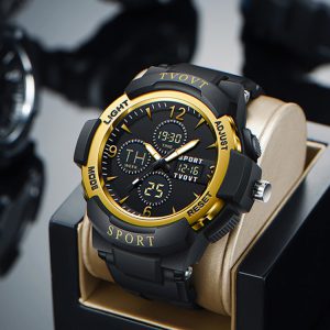 Men's Fashion Waterproof Luminous Multifunctional Digital Watch for Men
