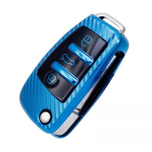 Stylish Carbon Fiber Pattern Car Key Protector for Ultimate Protection