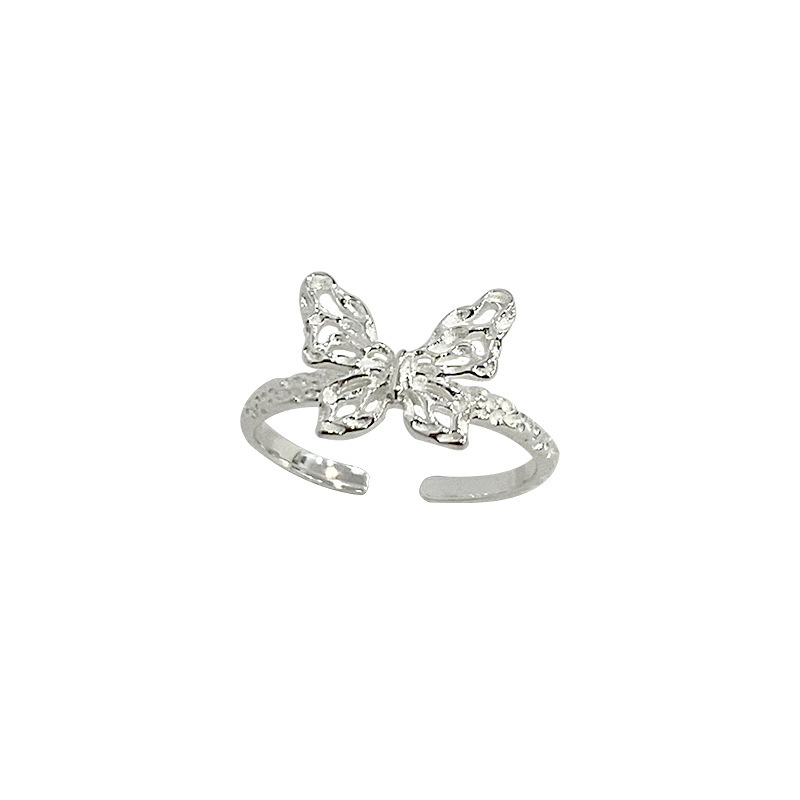 Stylish Adjustable Lava Butterfly Ring for Women - Unique Design - Image 5