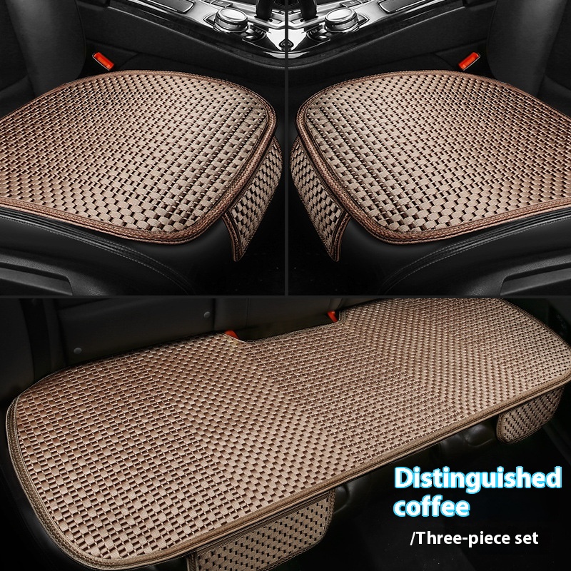 Summer Minimalist Ice Silk Car Seat Cushion for Ultimate Comfort - Image 7