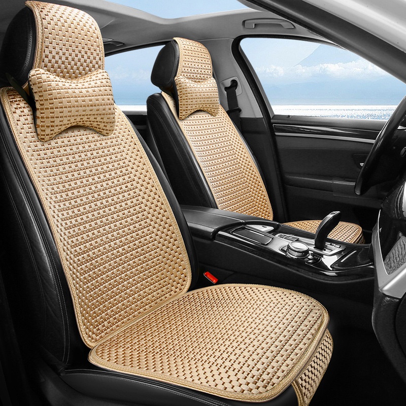 Summer Minimalist Ice Silk Car Seat Cushion for Ultimate Comfort - Image 11