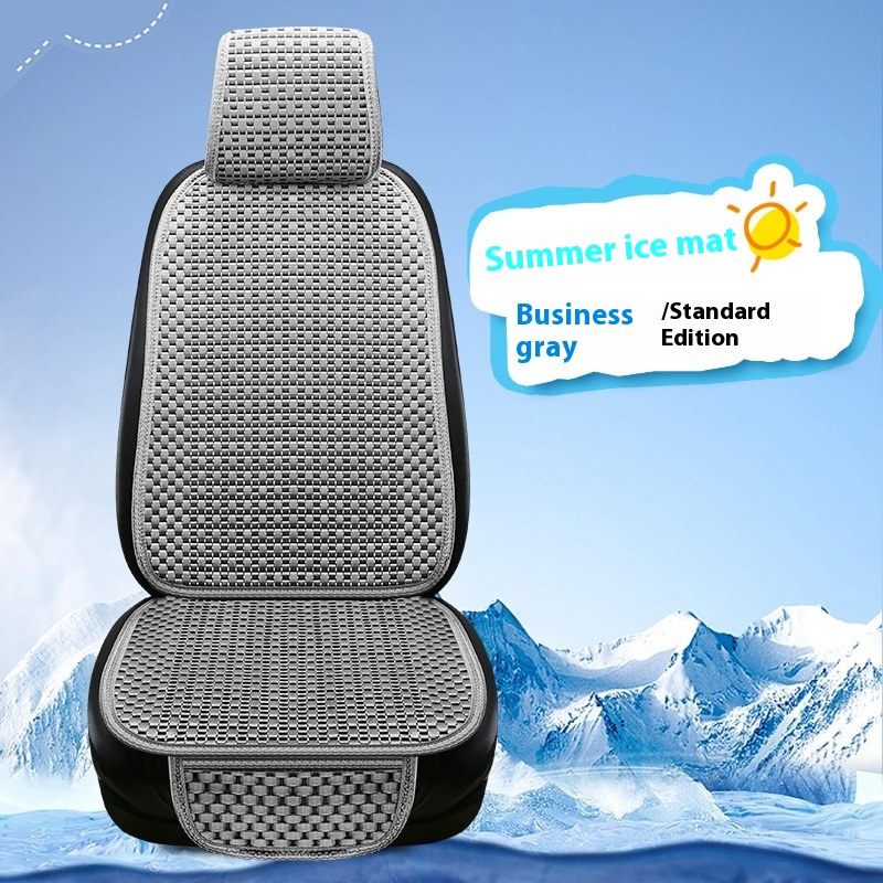 Summer Minimalist Ice Silk Car Seat Cushion for Ultimate Comfort - Image 14