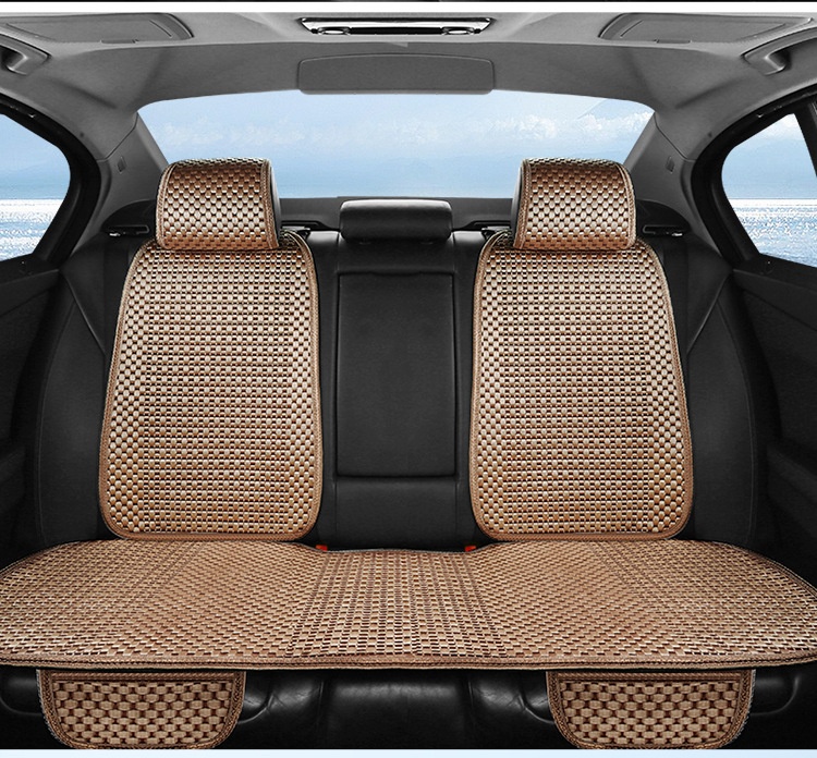 Summer Minimalist Ice Silk Car Seat Cushion for Ultimate Comfort - Image 21