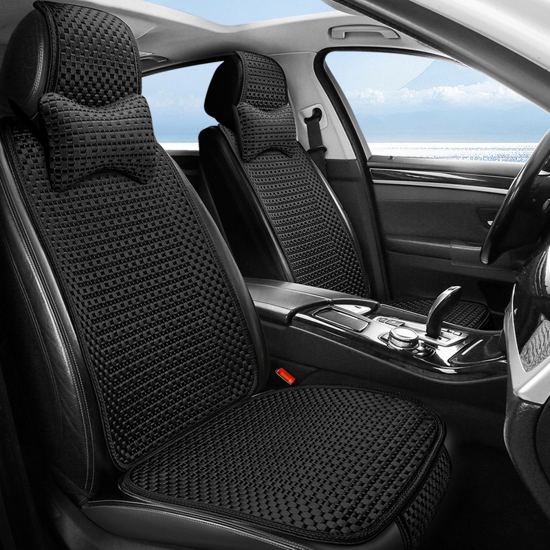 Summer Minimalist Ice Silk Car Seat Cushion for Ultimate Comfort - Image 26