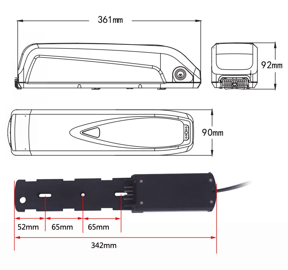 High-Performance Electric Bicycle Lithium Battery Pack for Long Rides - Image 3