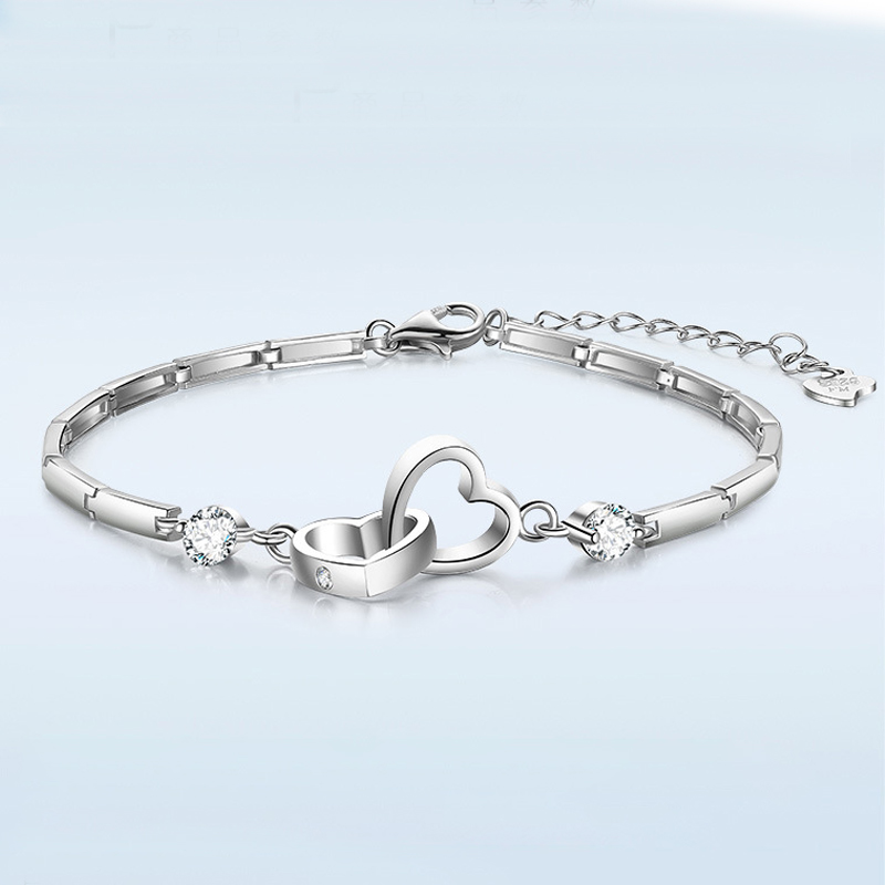 Elegant Charms 925 Sterling Silver Bracelets & Bangles for Women - Image 8