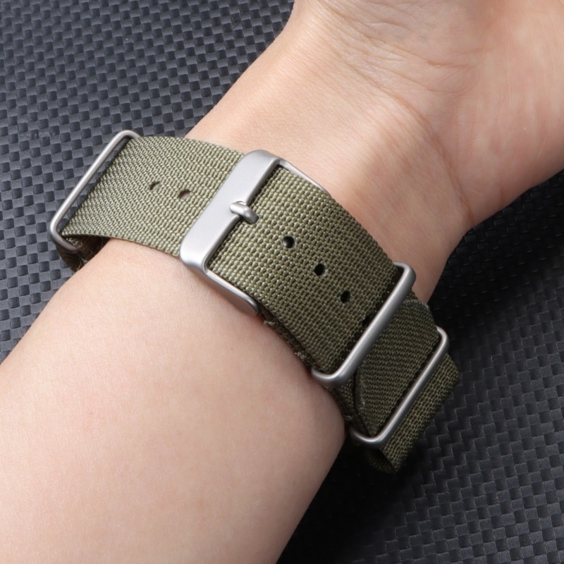 Sleek and Functional Nylon Woven Strap - Versatile Minimalist Design - Image 4