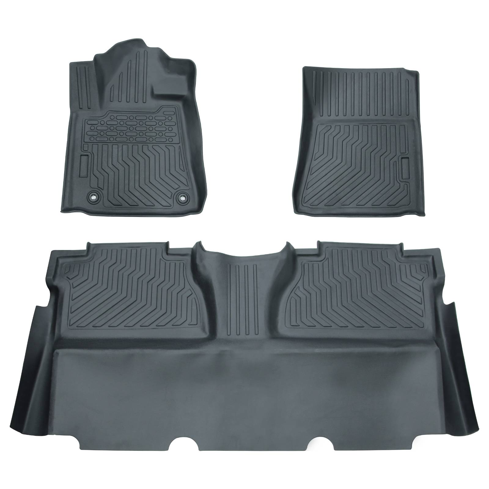 Durable All Weather Car Floor Mats for 2014-2021 Tundra Double Cab Crew Max - Image 3